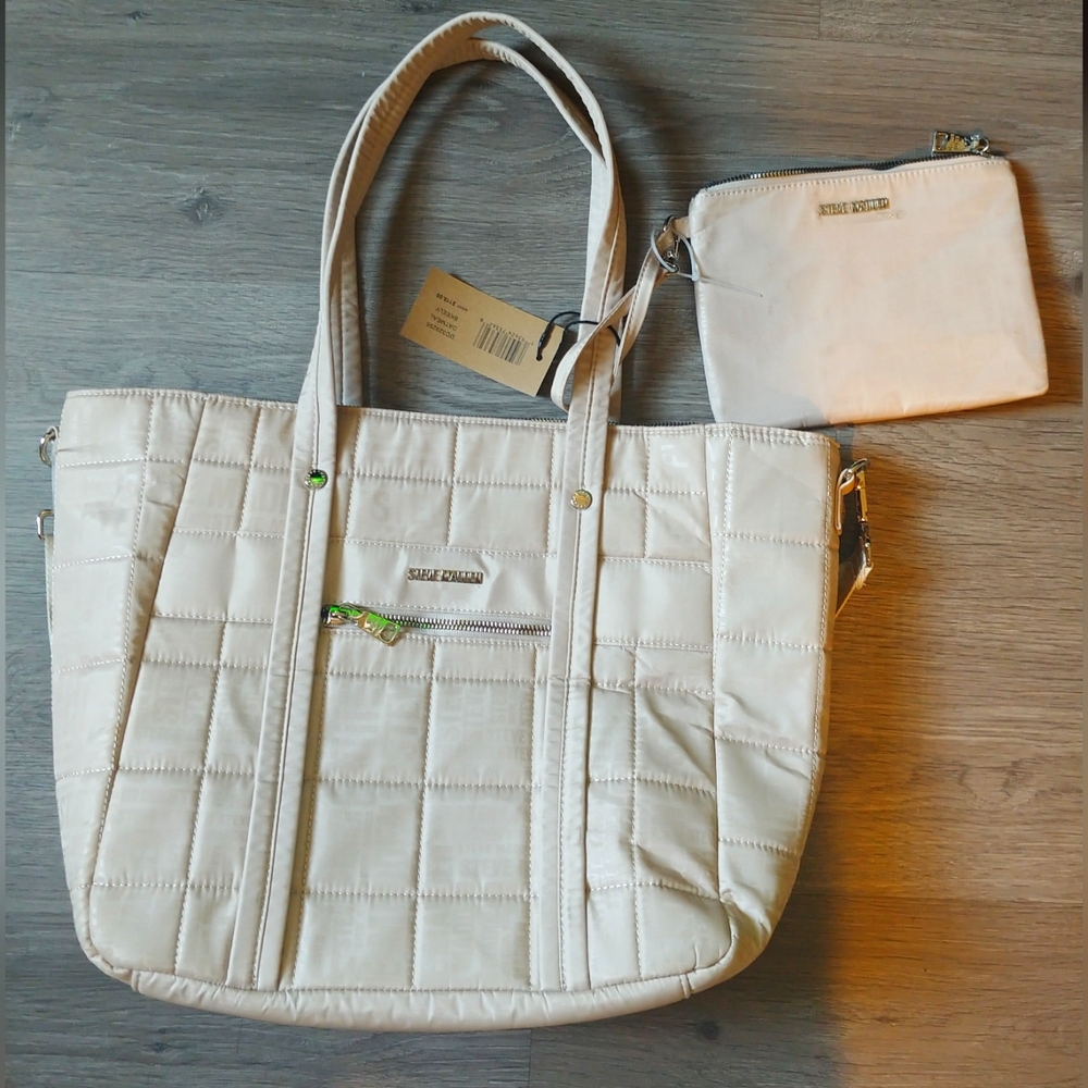 Steve Madden tote with clutch bag